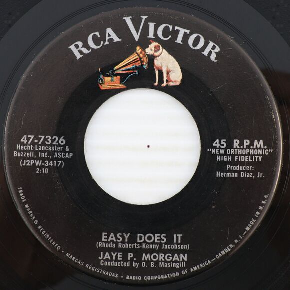 Jaye P. Morgan – Star Dust / Easy Does It - 1958 45 rpm 7" Vinyl Record 47-7326 - Picture 3 of 11